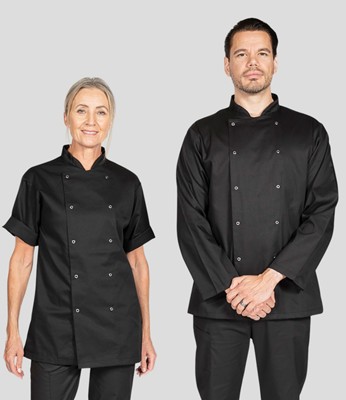 Short Sleeve Chef's Jacket Dennys AF002