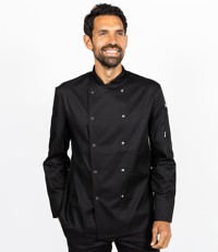 Long Sleeve Press Stud Chef's Jacket Dennys DE001