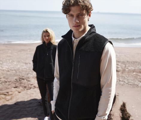 Recycled Sherpa Gilet FRONT ROW FR855