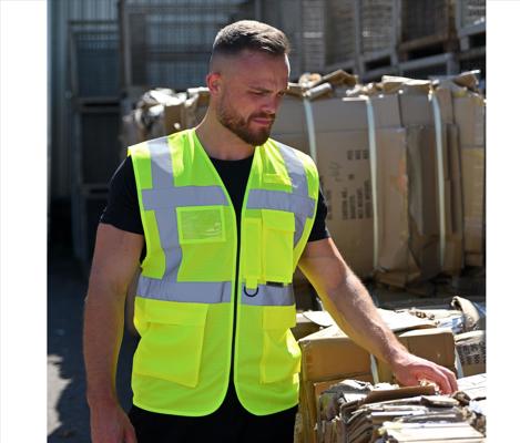 MESH MULTIFUNCTIONAL SAFETY VEST "LARISA KORNTEX KXCMMF