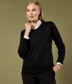 Ladies Arundel Cotton Acrylic V Neck Sweater Kustom Kit K353