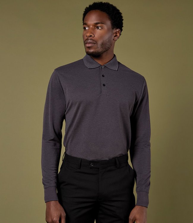 Long Sleeve Poly/Cotton Piqué Polo Shirt Kustom Kit K430