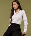 Ladies Long Sleeve Tailored Business Shirt Kustom Kit K743F