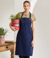 Barley Contrast Stitch Bib Apron Premier PR121
