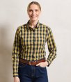 Ladies Mulligan Check Long Sleeve Shirt Premier PR350