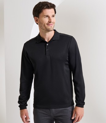 Long Sleeve Coolchecker® Piqué Polo Shirt Premier PR617