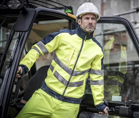 HI-VIS PRO TWO TONE 3 LAYER SOFTSHELL REGATTA RGA625