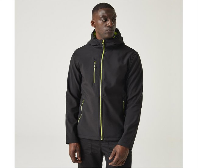 NAVIGATE 2 LAYER HOODED SOFTSHELL JACKET REGATTA RGA705