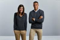 Russell Ladies V-Neck Knitted Pullover Russell Athletic 9710F