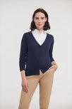 Russell Ladies V-Neck Knitted Cardigan Russell Athletic 9715F