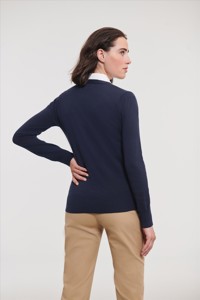 Russell Ladies V-Neck Knitted Cardigan Russell Athletic 9715F