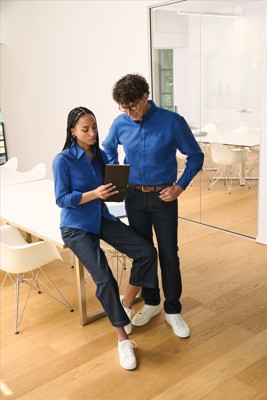 Russell Men LSL Clas. Oxford Shirt Russell Athletic 9932M