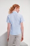 Russell Ladies Shortsleeve Clas. Oxford Shirt Russell Athletic 9933F