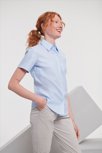 Russell Ladies Shortsleeve Clas. Oxford Shirt Russell Athletic 9933F