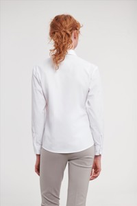 Russell Ladies LSL Classic Polycot. Poplin Shirt Russell Athletic 9934F