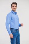Russell Men LSL Clas. Polycot. Poplin Shirt Russell Athletic 9934M