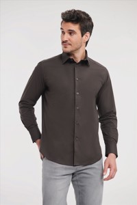 Russell Men LSL Fitted Stretch Shirt Russell Athletic 9946M