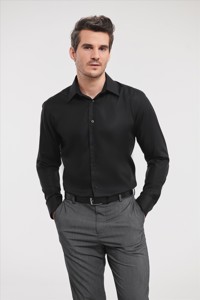 Russell Men LSL Tailored Ultimate Non-Iron Shirt Russell Athletic 9958M
