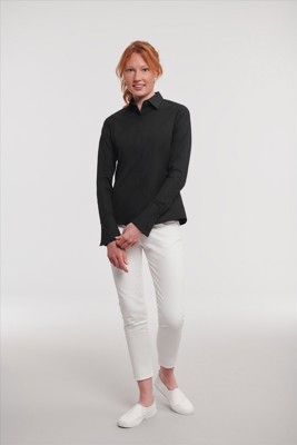 Russell Ladies LSL Fitted Ultimate Stretch Shirt Russell Athletic 9960F