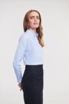 Russell Ladies LSL Tailored Herringbone Shirt Russell Athletic 9962F