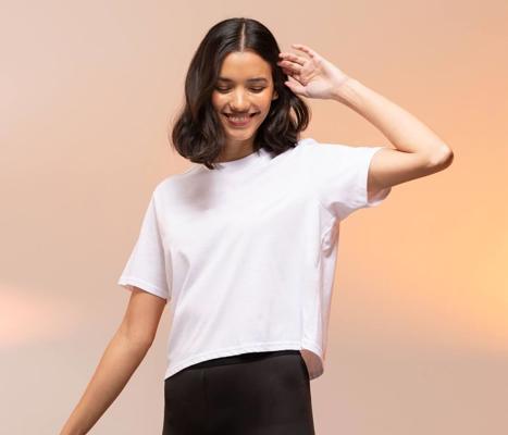 WOMEN'S CROPPED BOXY T SKINNIFIT WOMEN SK237