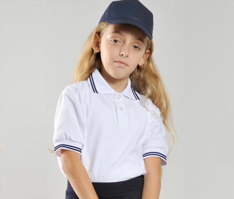 KIDS’ SHORT SLEEVE PIQUÉ POLO SHIRT VESTI IT015