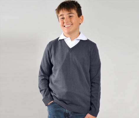 KID V-NECK SWEATER VESTI IT092